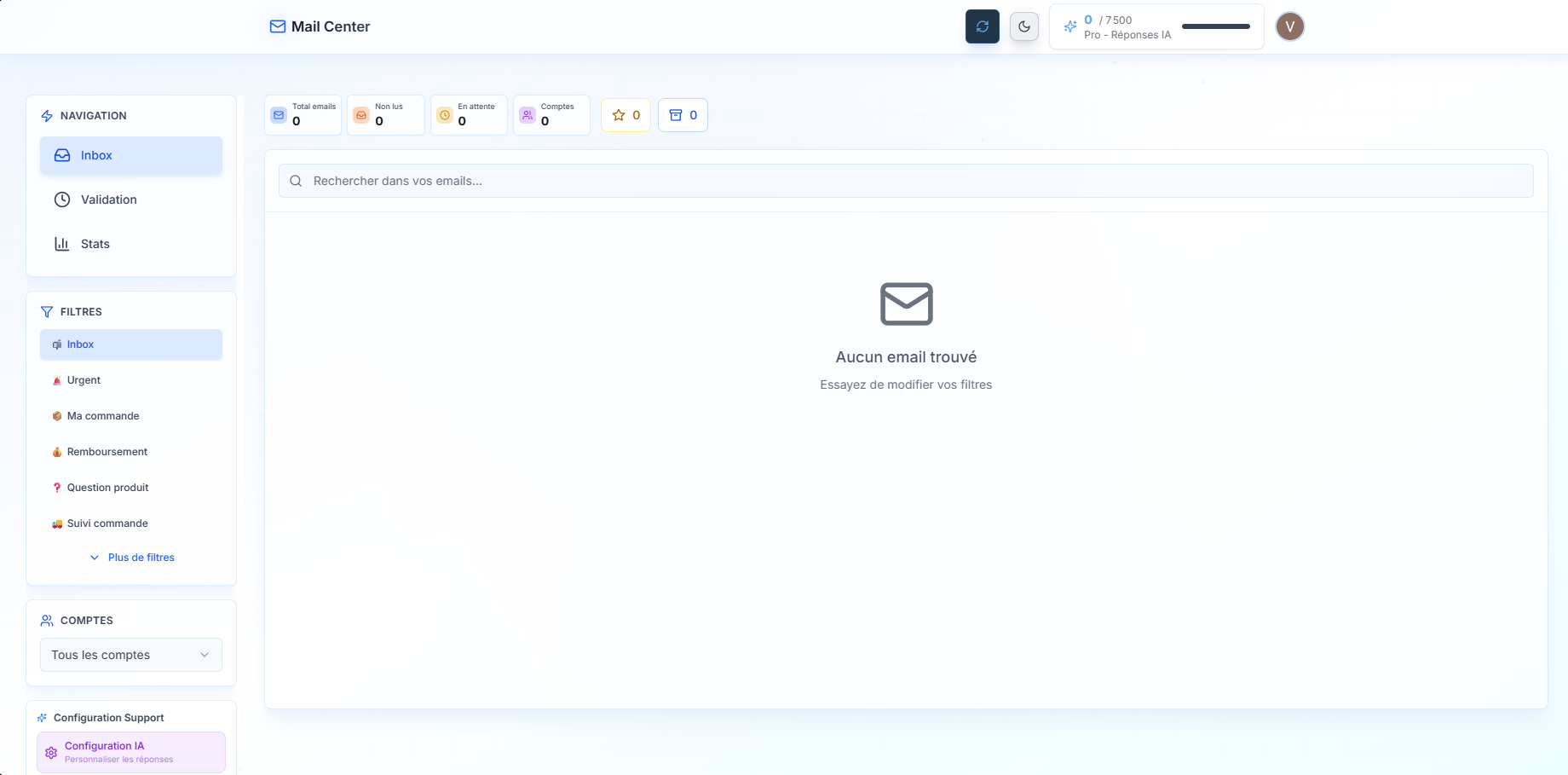 Interface ClaritySupport